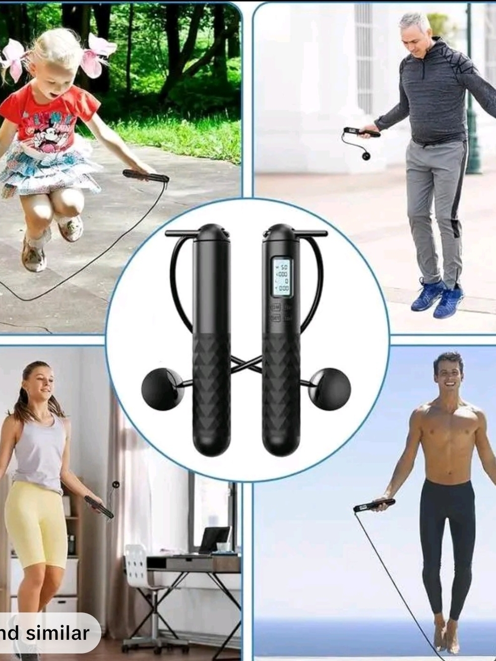 Gravity Jump Rope With Electronic Counter - Picture 4 of 4